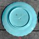 4 old Sarreguemine earthenware plates with bird decoration