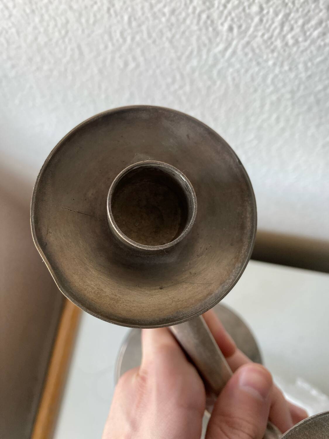 Silver Candle Holder "BRUCKMANN" 400g