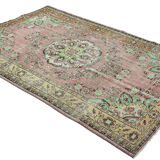 Anatolian handmade vintage rug 290 cm x 181 cm