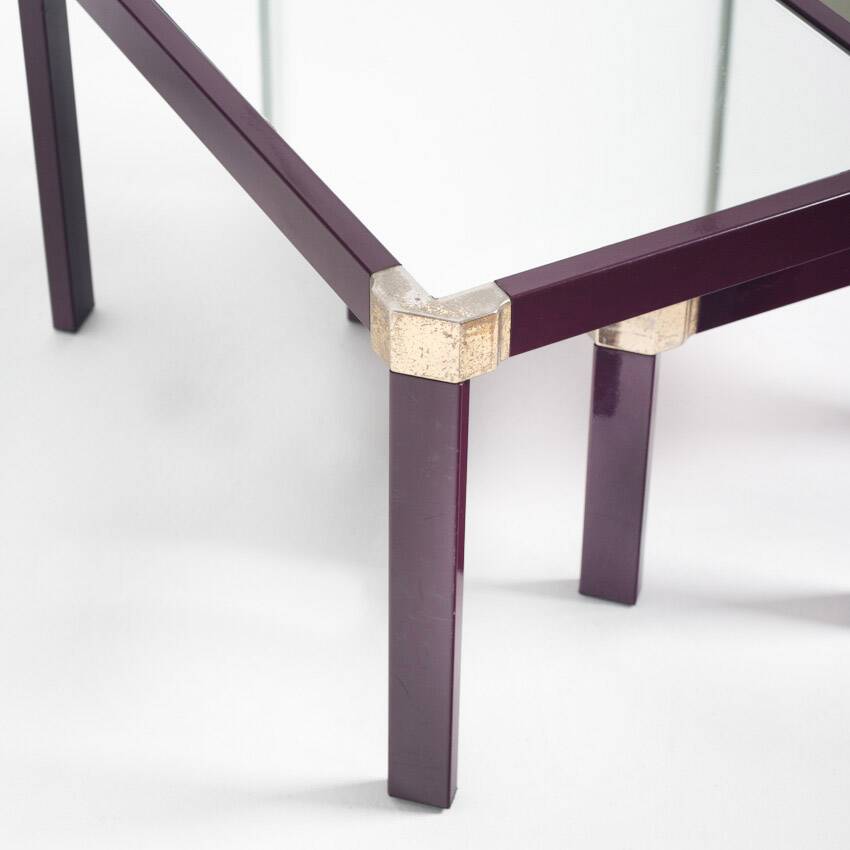 Vintage Regency Style Nesting Tables Attribution Roméo Rega France 70s