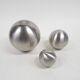 Ensemble de 3 boules décoratives en aluminium, années 1970