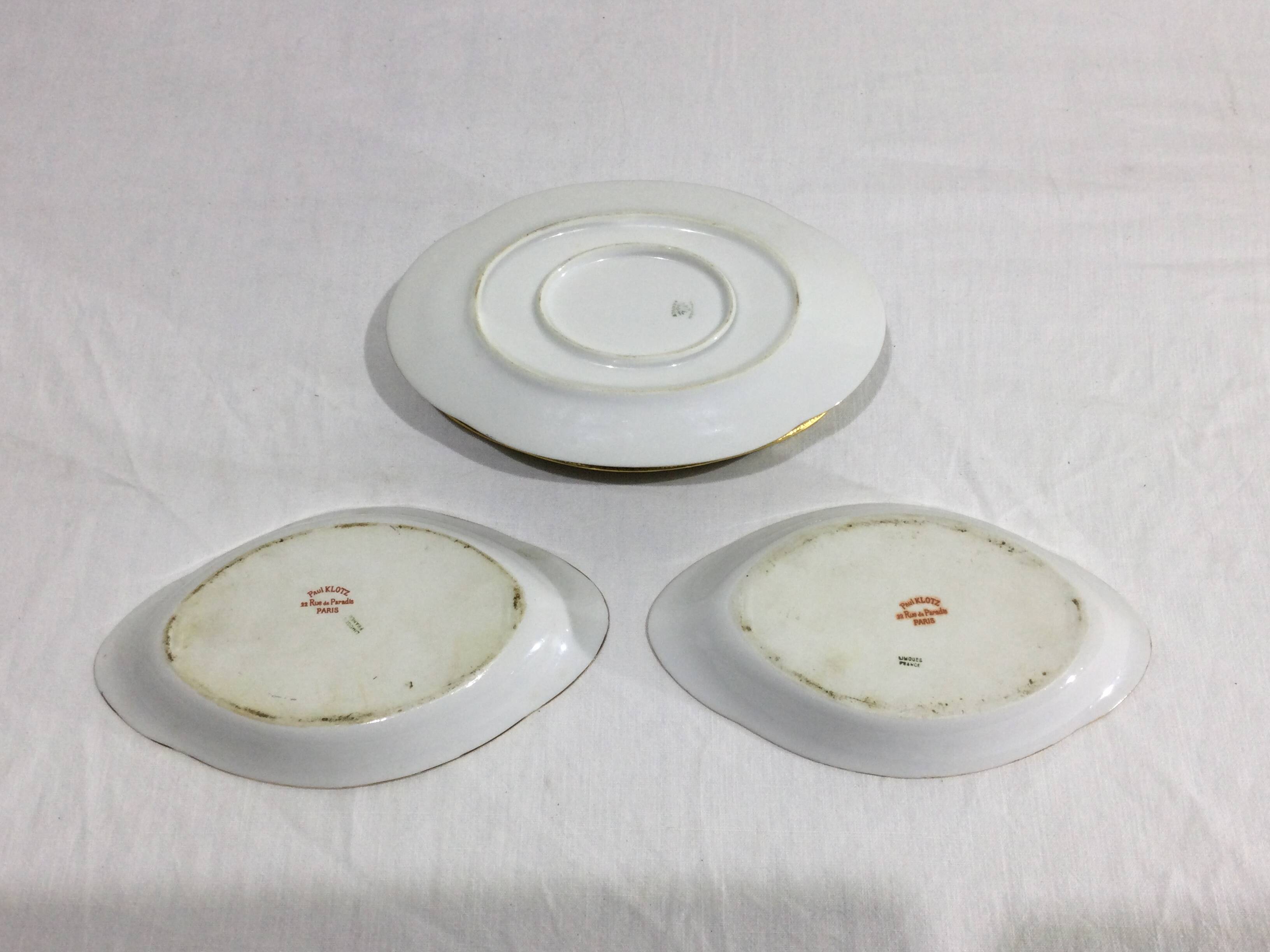 Paul Klotz Limoges porcelain table service