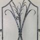 Artistic wrought iron screen