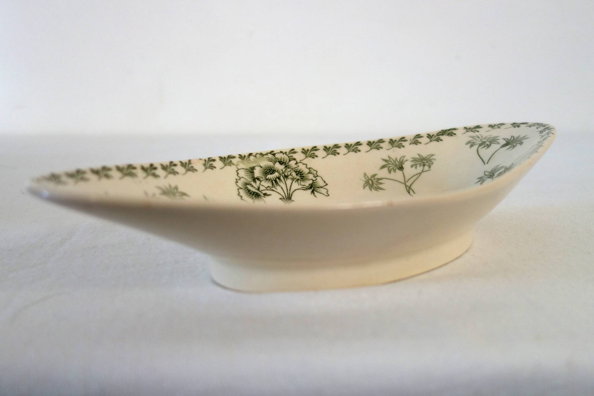 3 ironstone "Palmyre" Sarreguemines dishes