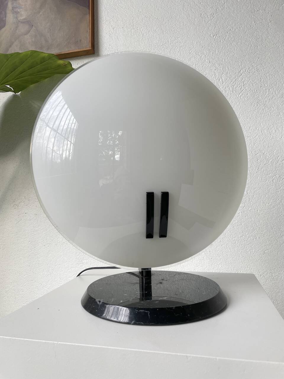 “La Perla” desk lamp by Bruno Gecchelin for Oluce 1980