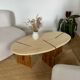 Wooden coffee table