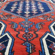 Tapis vintage noué main 1960, 135 cm x 208 cm