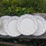 Assiettes K&G Lunéville Pierre années 30