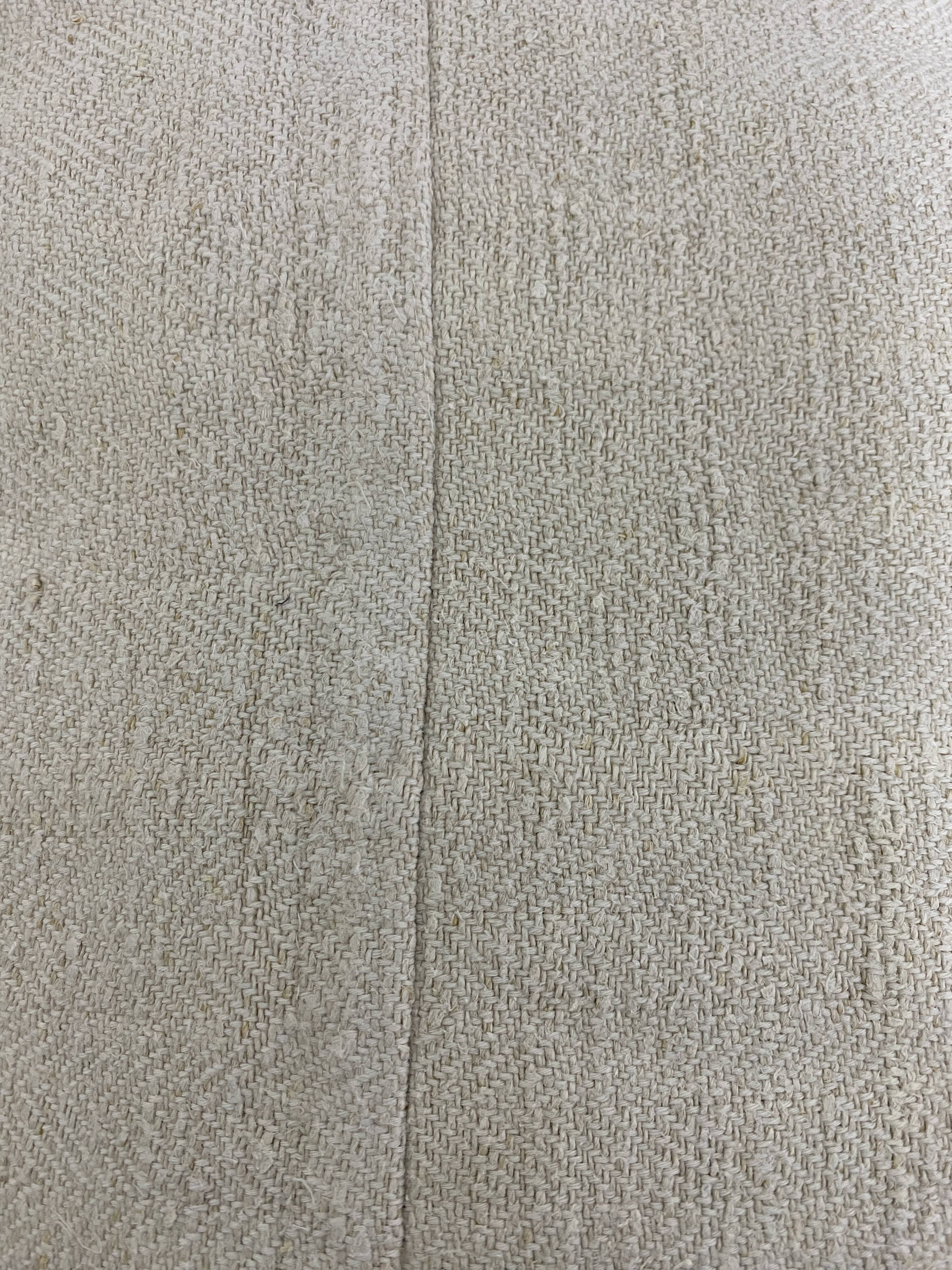 Kilim style cushion with hand embroidery