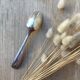 10 silver metal spoons art deco style