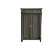 High buffet in the old style, vertiko, late 19th century.