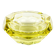 Art Deco ashtray, crystal, Czechoslovakia, 1950s