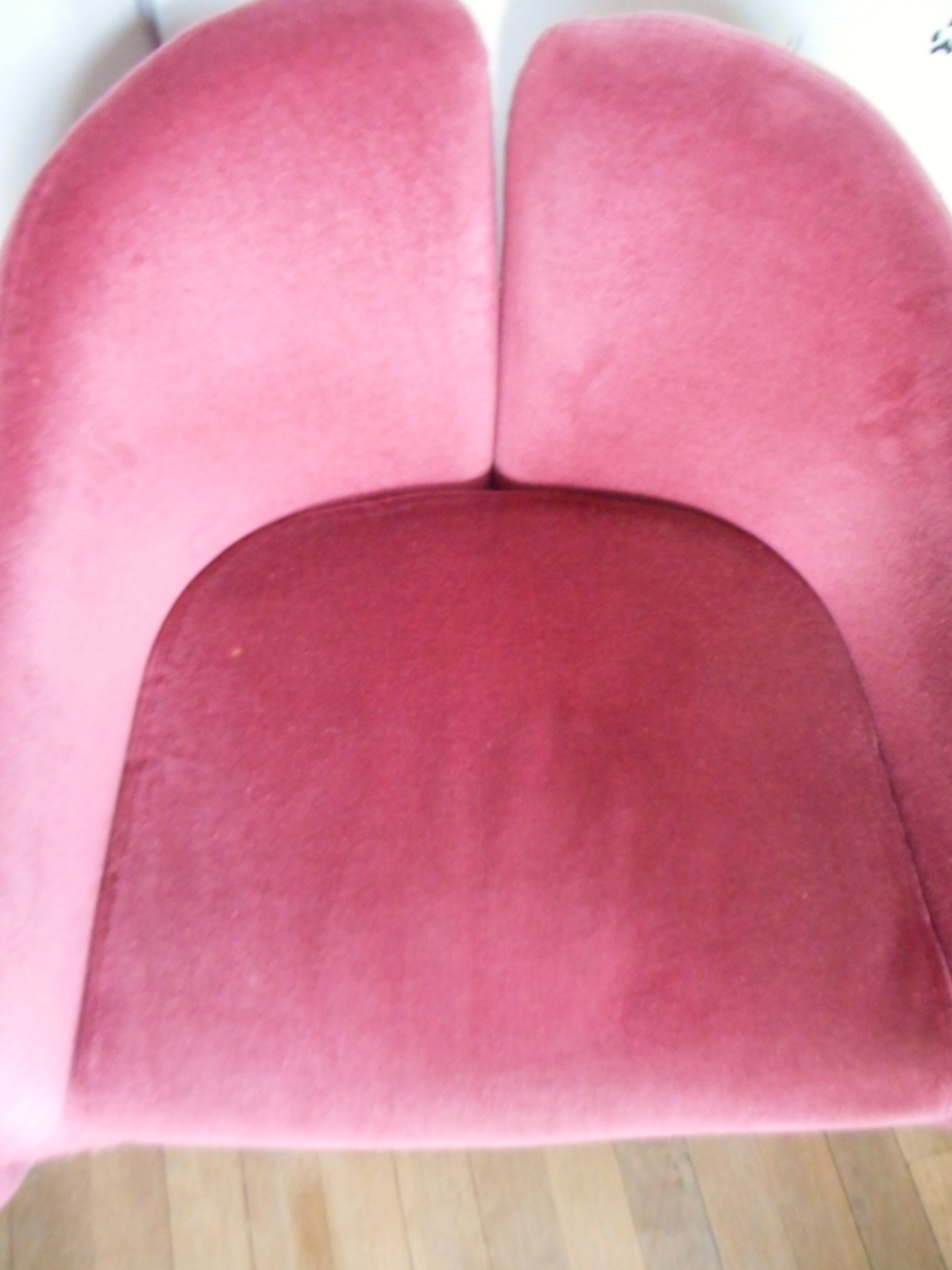 Paire de fauteuils PS142, Eugenio Gerli, 1960s, velours framboise