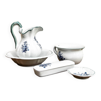 Delft toilet set