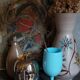 Apple ice bucket in silver metal signed Daniel CREGUT vintage