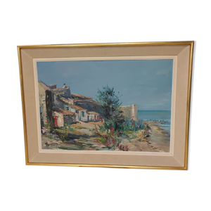Tableau peinture couteau années