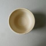 Coupe sur piédouche en céramique blanche