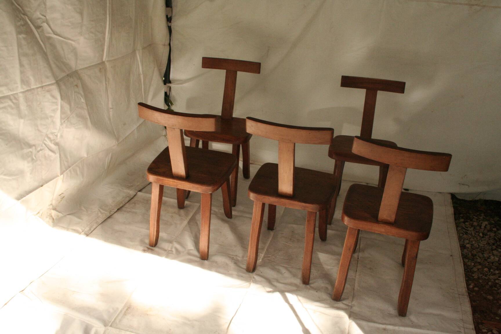 Brutalist chairs olavi hannimen