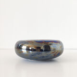 Ceramic silver enamel ashtray