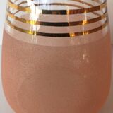 Granite frosted glass hyacinth vase