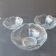 Set of 3 50's salad bowls