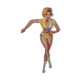 Veedol pin up advertising plate