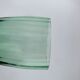 Set of 5 green art deco water glasses 30s-40s