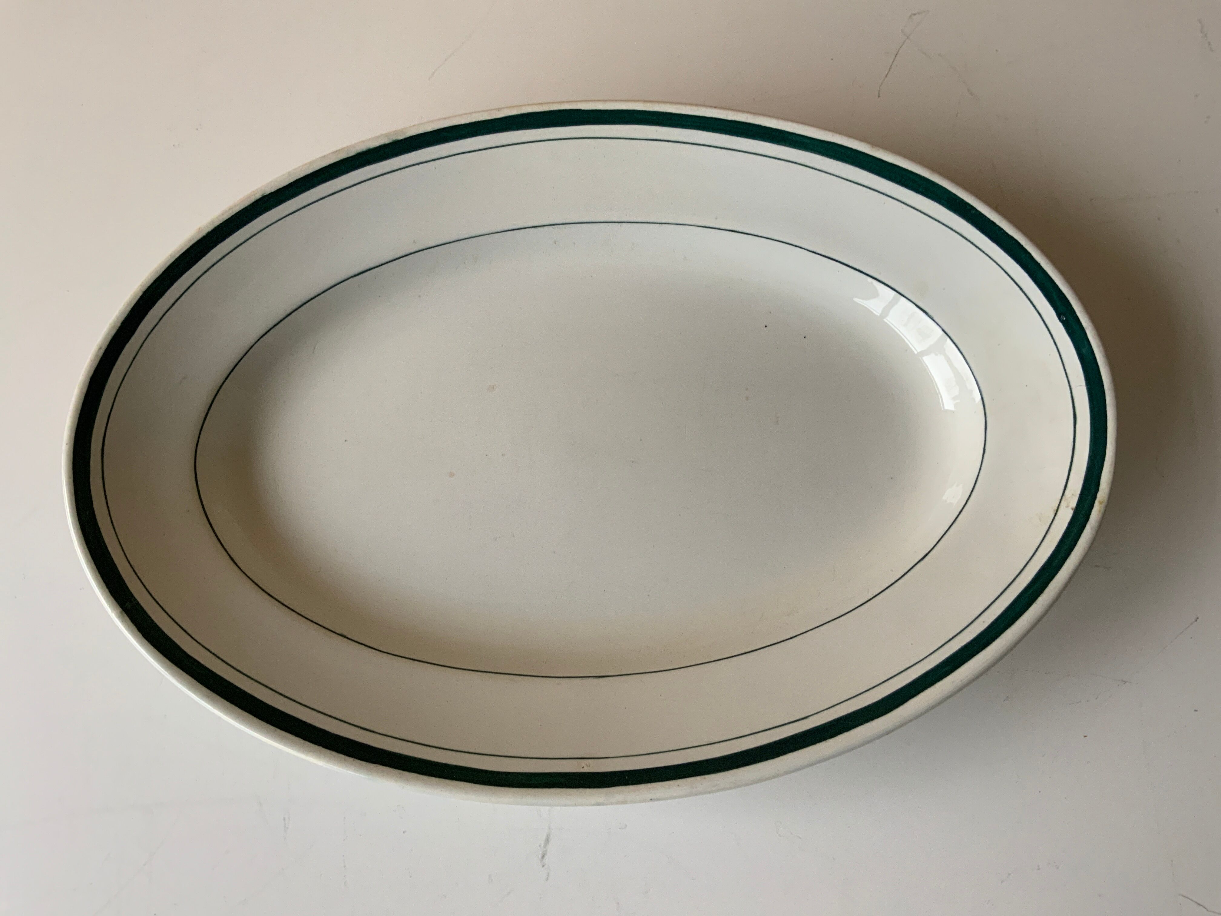 Oval dish Selency x Monoprix Croisé Laroche
