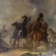 Napoleonic battle scene, oil on canvas, 19th century