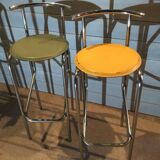 Quatre tabourets design 1960