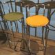 Quatre tabourets design 1960