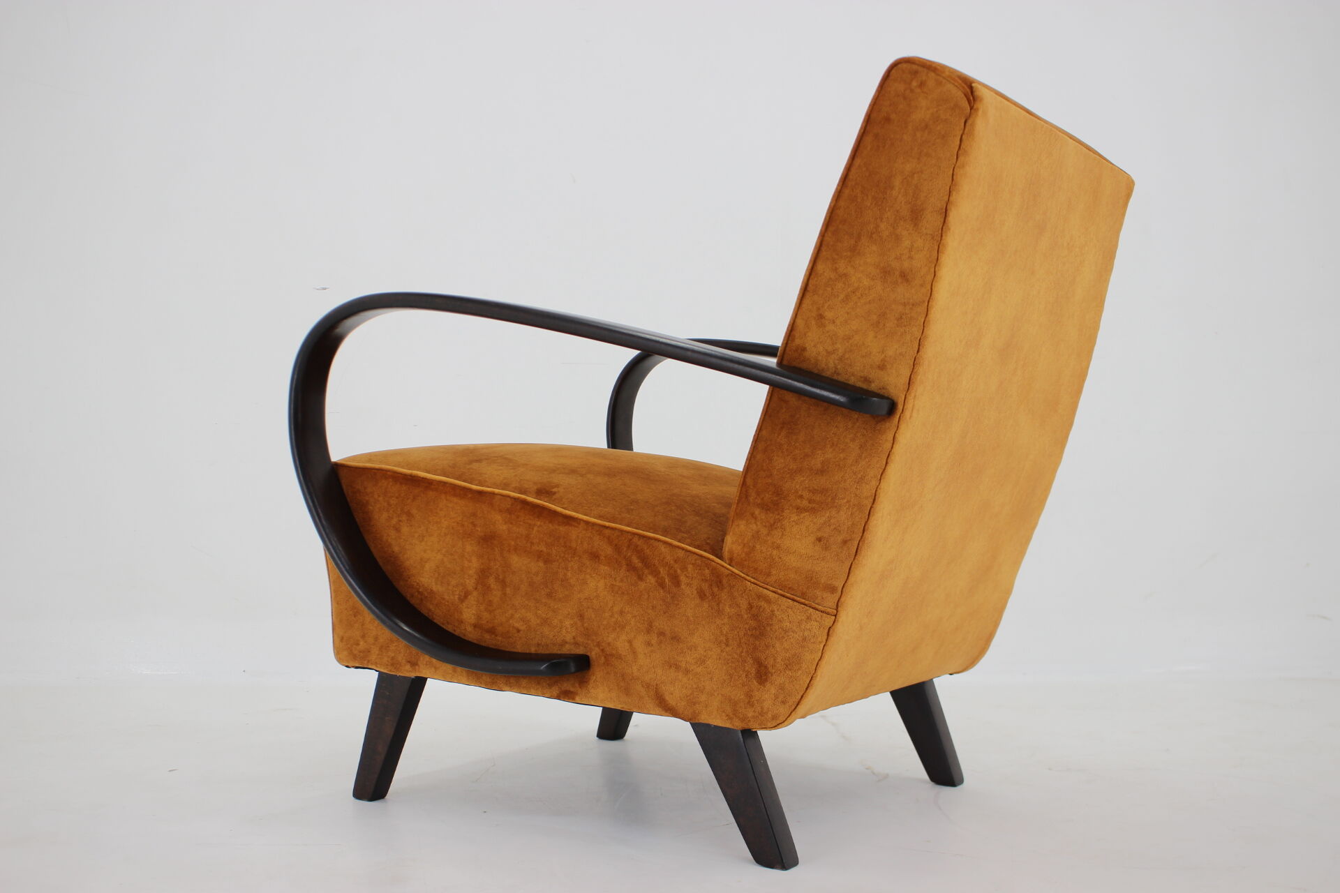 1950s Jindrich Halabala Restored Armchair, Czechoslovakia