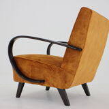 1950s Jindrich Halabala Restored Armchair, Czechoslovakia