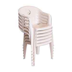 ensemble de six chaises,