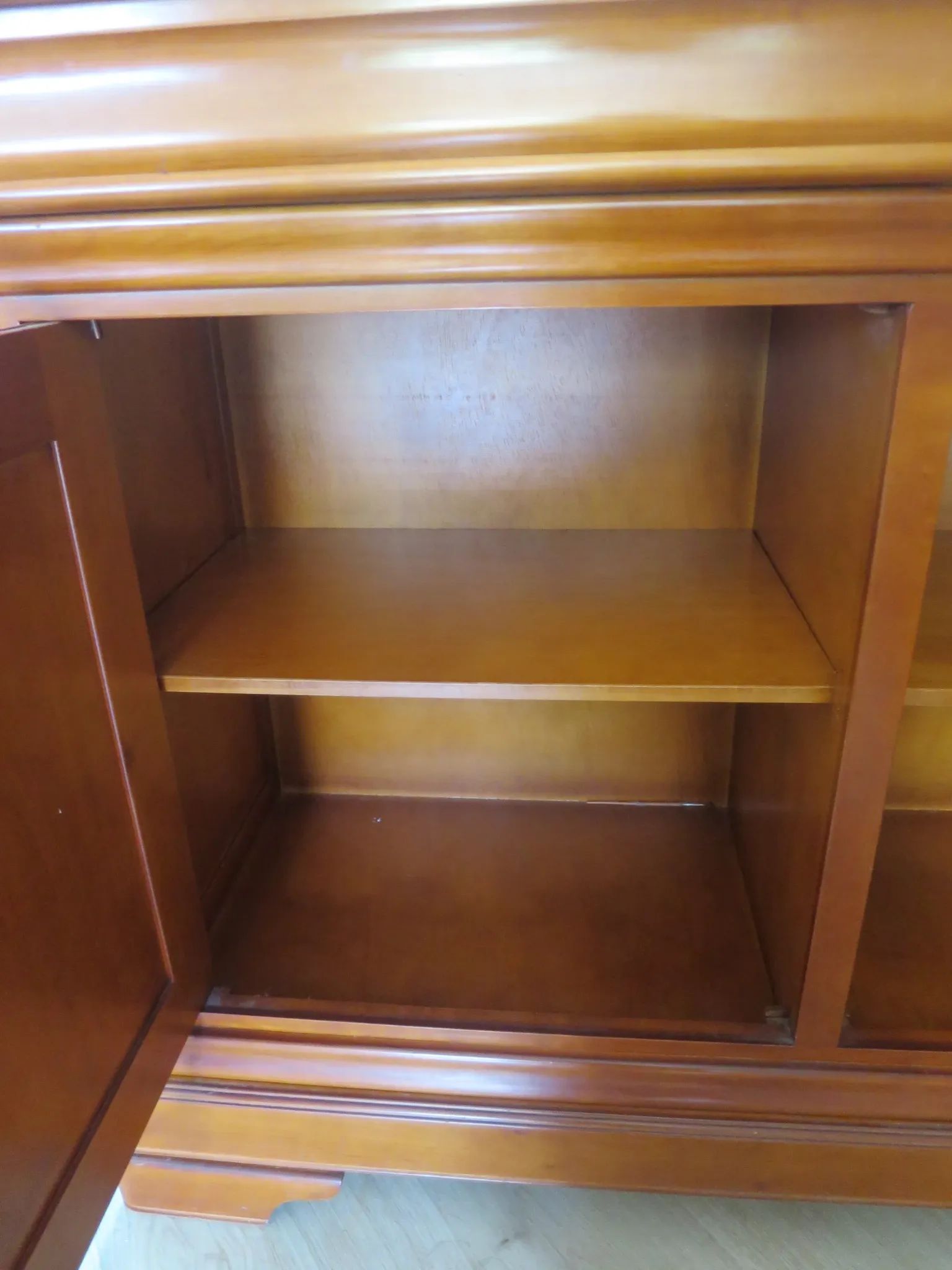 Louis Philippe buffet - 2 drawers - 2 doors - cherry wood - solid wood - dowelled