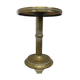 Round copper side table from the 50 years
