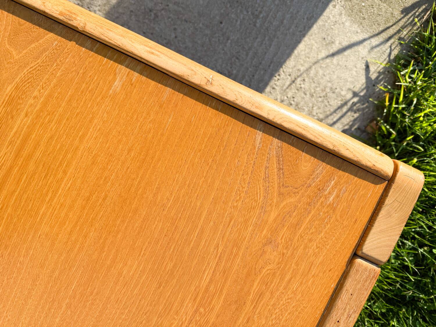 Solid elm coffee table