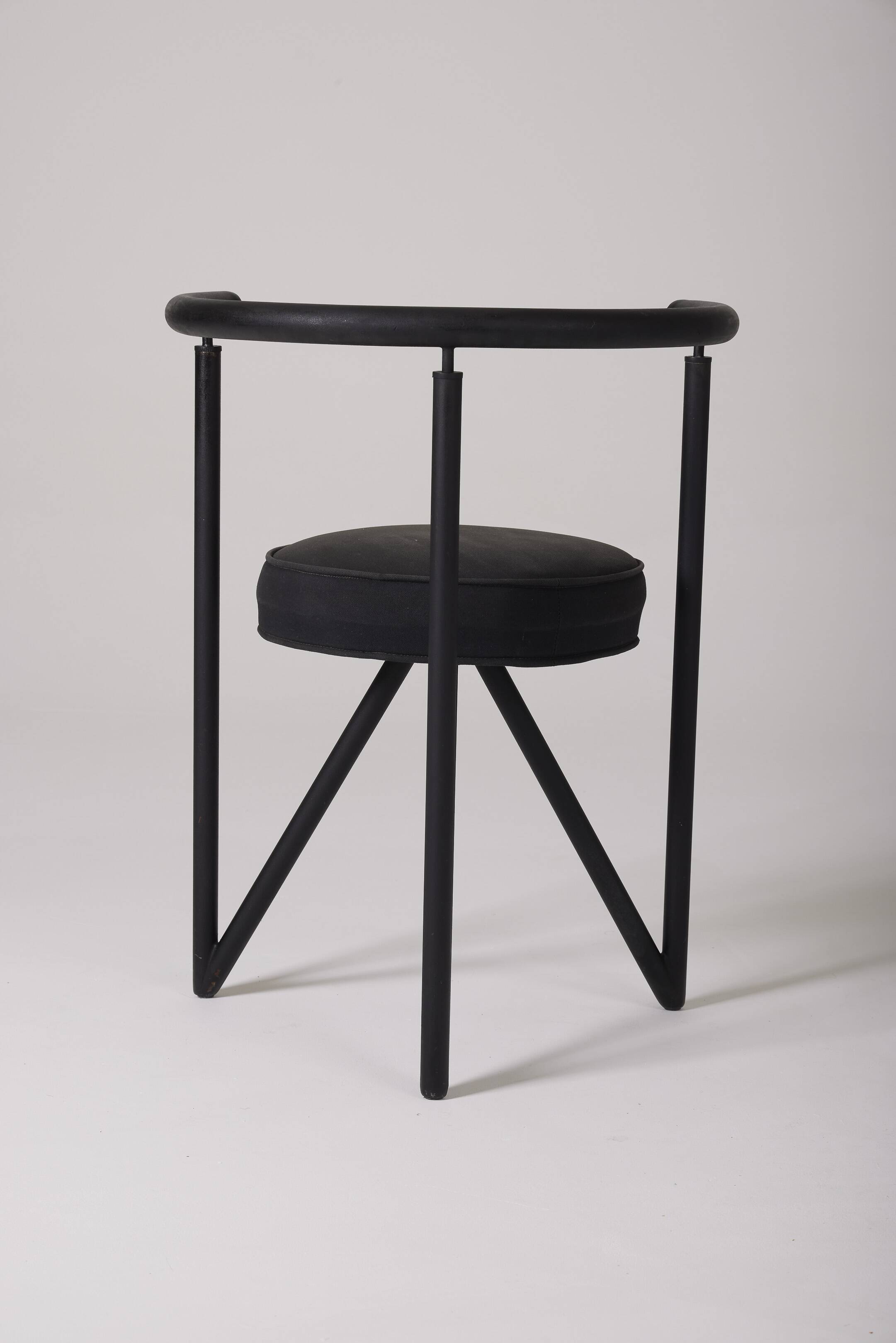 Miss dorn Philippe Starck black chair, 1980s