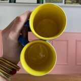 Duo of tulip mugs