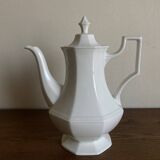 Neo-classical octagonal coffee pot Johnson Brothers pearls 1960
