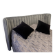 Habitat grey boudoir headboard 244 x 120 cm