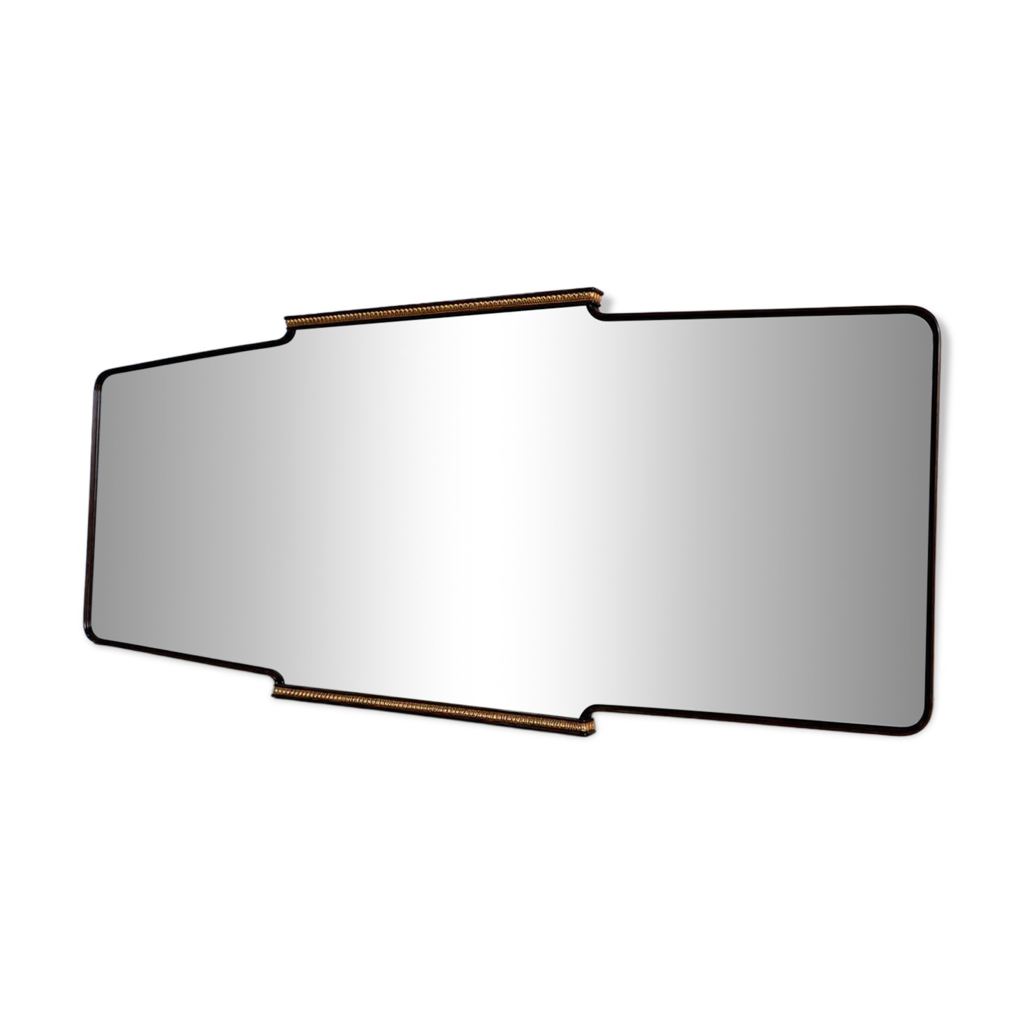 XL Italian wooden mirror, 1960s