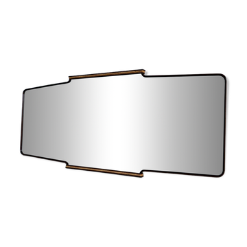 XL Italian wooden mirror, 1960s