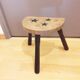 Tabouret de vacher customisé étoile
