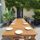 Grande table de ferme avec son banc