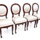 Late 19th century lion's paw table with chairs, Northern Europe.