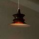 Vintage 1960s Danish design suspended lamp from the Space Age.
