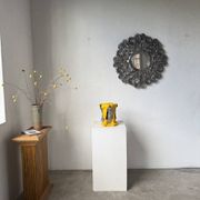 Miroir mexicain vintage en métal