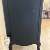 Buffet antique en bois peint en noir