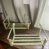 Wrought iron balcony planters